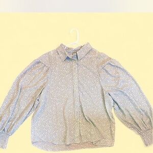 Levi's Floral Blouse - Light Blue